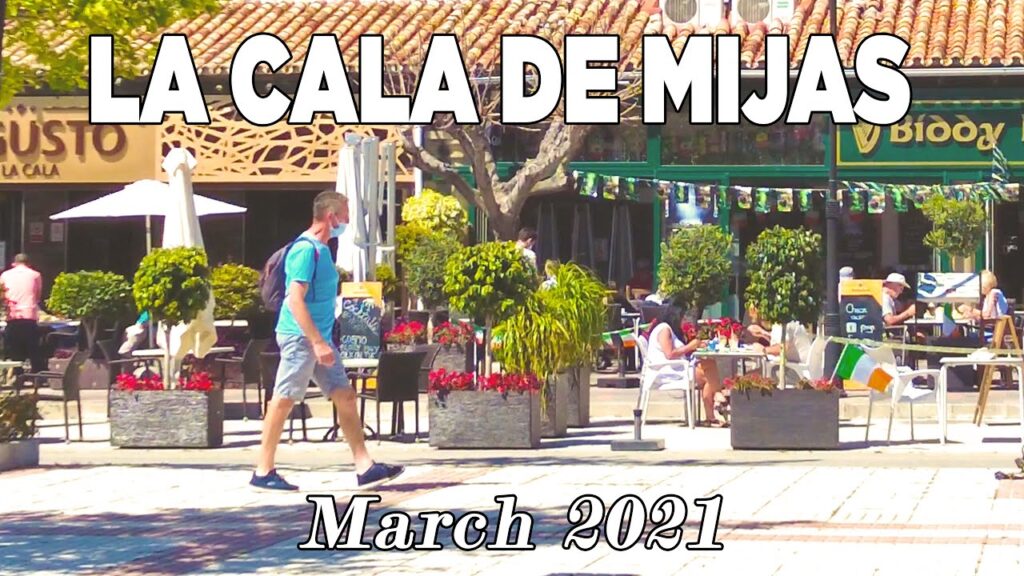 La Cala de Mijas Walking Tour in March 2021, Malaga, Costa del Sol, Spain [4K]