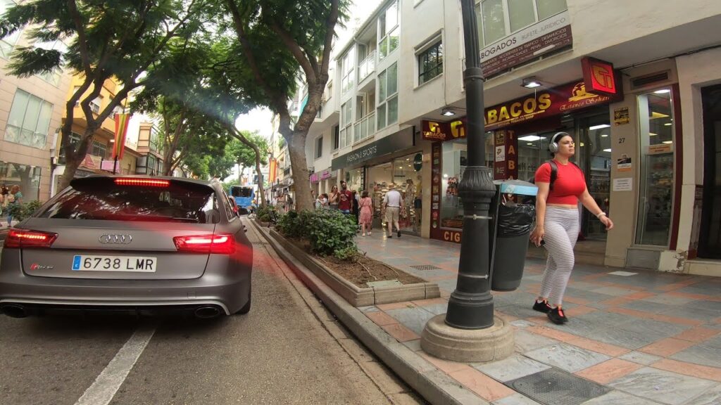 Fuengirola Centre  & Los Boliches Drive trough Malaga Costa Del Sol Andalucia Spain